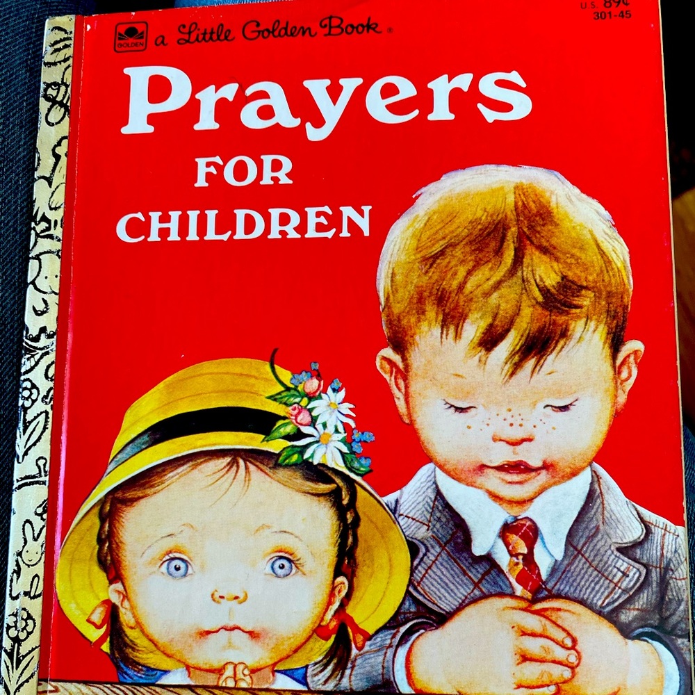Vintage Little Golden Book Prayers for Children